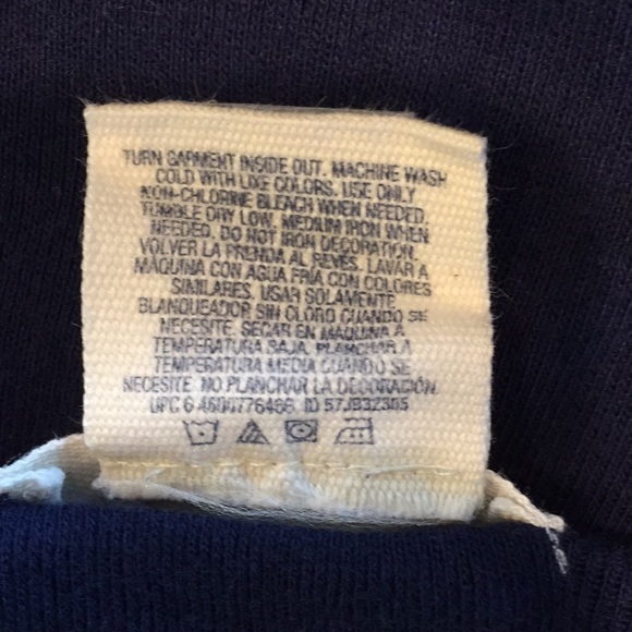 Lei navy blu 3/4 sleeve sleep tee - Picture 5 of 5